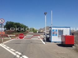 Контрольно-пропускной пункт (КПП) для строй объекта Аэропорт Южный в Альменеве